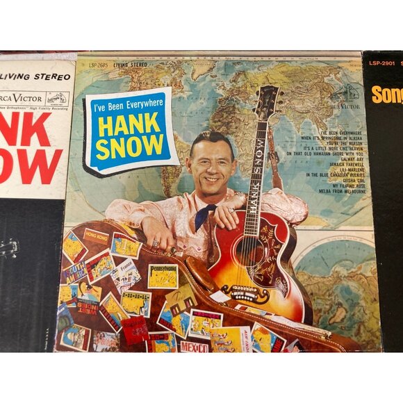 Lot of 6 Vintage Hank Snow Vinyl LP Records - Classic Country Album Bundle - Picture 3 of 14